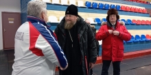 Архиепископ Николай посетил спортшколу "Геолог"