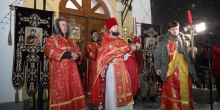 Пасхальное богослужение в Никольском храме Надыма