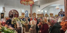 Светлое Христово Воскресение в храме прп. Серафима Саровского г. Новый Уренгой