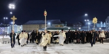 Торжественное Пасхальное богослужение в Преображенском соборе