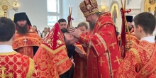 Пасхальная вечерня в Преображенском соборе