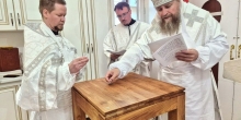 Великое освящение предела прп. Сергия Радонежского в Петропавловском храме