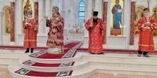Епископ Феодосий совершил богослужение в соборе в день Усекновения главы Иоанна Крестителя