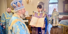 В праздник Благовещения в г. Ноябрьск совершили Божественную литургию.