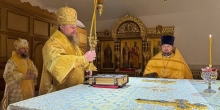 Архиерейское служение в Неделю 25-ю по Пятидесятнице. Литургия в Преображенском соборе
