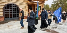Крестным ходом прошли наставники Братства православных следопытов в г.Ноябрьск