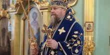 Архиерейское служение в праздник Сретения. Литургия в Никольском храме г. Надыма