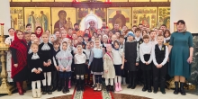 В День святого св. Георгия Победоносца Ноябрьская Православная гимназия отмечает 25-летие