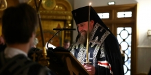 Архиерейское служение в понедельник 1-й седмицы Великого поста. Чтение Покаянного канона