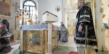 Архиепископ Николай совершил первую в году литургию Преждеосвященных Даров