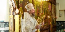 «Днесь вод освящается естество…»: Литургия в Архангельском храме в праздник Богоявления