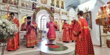 Архиерейское служение по случаю 15-летия хиротонии Его Высокопреосвященства