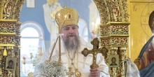 Архиерейское служение в праздник Вознесения в Богоявленском храме г. Новый Уренгой