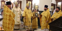Архиерейское служение в Архангельском храме г. Ноябрьска