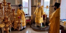 Архиерейское служение в день памяти святого Иоанна Предтечи