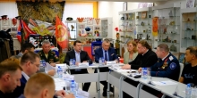 Священник на заседание Совета по патриотическому воспитанию Надымского района