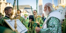 Управляющий епархией на Патриаршем всенощном бдении