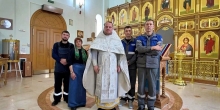 Поездка священника на месторождение